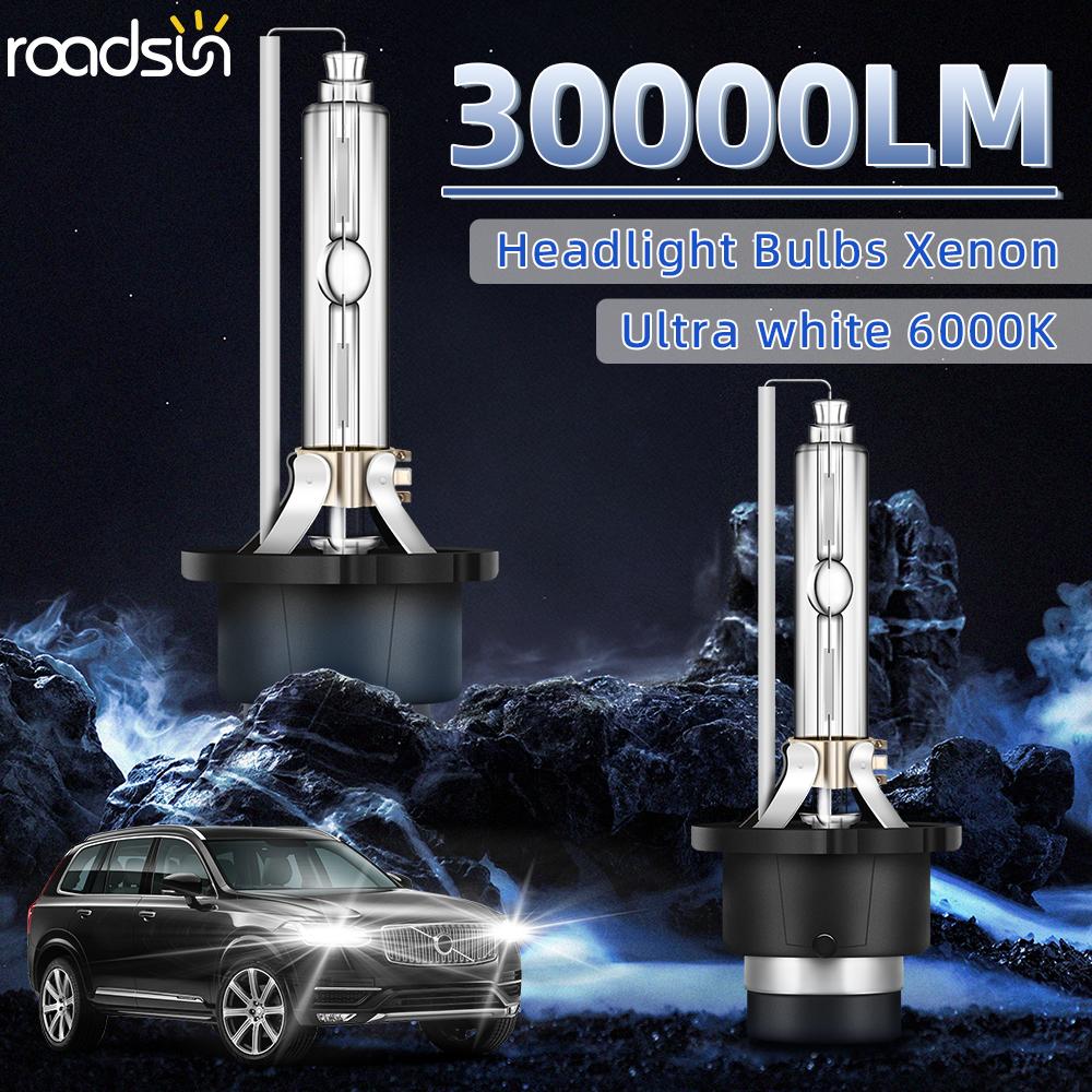 Xenon Bulbs for Motor Vehicles 6000K Bright White, Quick 5-Minute Install, No Battery Required, Fits Selected Models (2 Pack)