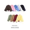 Kaslead Fashionable All-Match Double Breasted Poplin Shirt