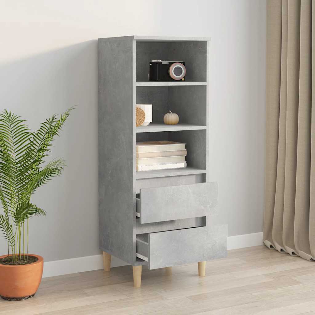 Highboard Concrete Grey 40 x 36 x 110 cm Particleboard