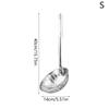 Stainless Steel Colander Long Handle Oil Frying Kitchen Fried Food Net Sieve Tool Spoon Leaky Spoon Household Cooking Tool