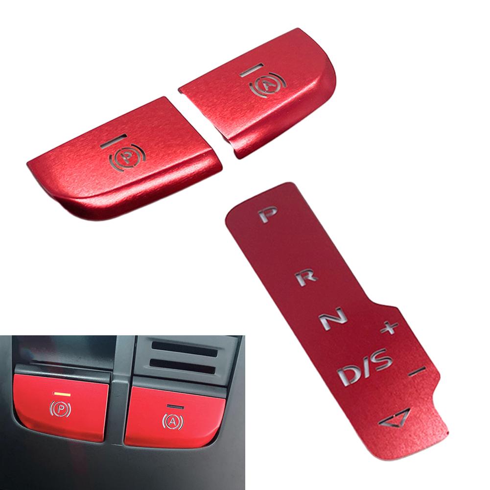 New Car Handbrake Shift Gear Panel Button Cover Trim Interior Styling Stickers For A3 8V 2013-2019