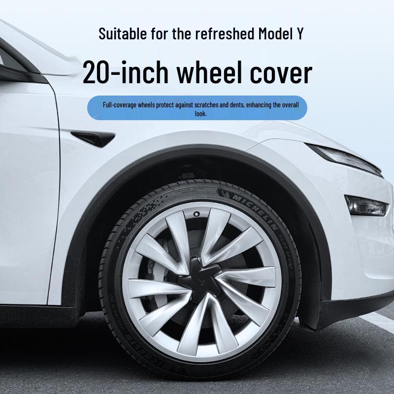 Compatible Tesla Model Y 20” Split Wheel Hub Protector - Anti-Scratch Cover