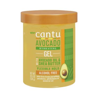 Увлажняющий гель Cantu Avocado с эластичной фиксацией, без спирта, 1 упаковка, 524 г