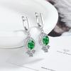 Серьги-капли из стерлингового серебра 925 пробы, простые и модные, с микроинкрустацией бриллиантами, подарок на свадьбу, годовщину, вечеринку