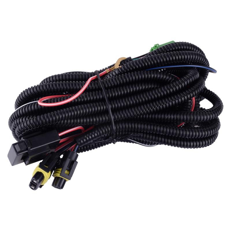 H10 H12 HB3 HB4 HIR2 12V Жгут проводов для противотуманных фар Светодиодное реле-переключатель 40А Подходит для Mitsubishi Outlander Lancer Pajero Eclipse Grandis