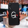 Чехол для Oppo A58 A57 A56 A55 A54 A53 A52 Чехол для телефона Популярный парный узор с буквами Высококачественный противоударный силиконовый защитный корпус для Oppo Shell