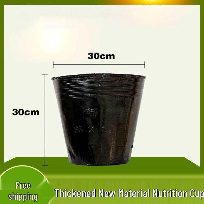 Thickened Plastic Seedling Pot - Large, Disposable, Nutrient-Rich for Agriculture & Flowers