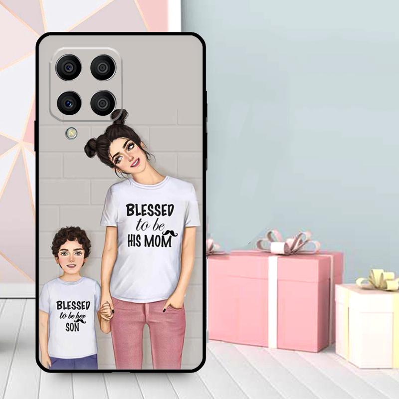 Чехол для телефона Baby Mom MUM MOTHER Girl Queen для Samsung Galaxy M35 M56 M12 M06 M32 M52 M55 M15 M11 M13 M14 M16 M36 M31 M53 M34 M54