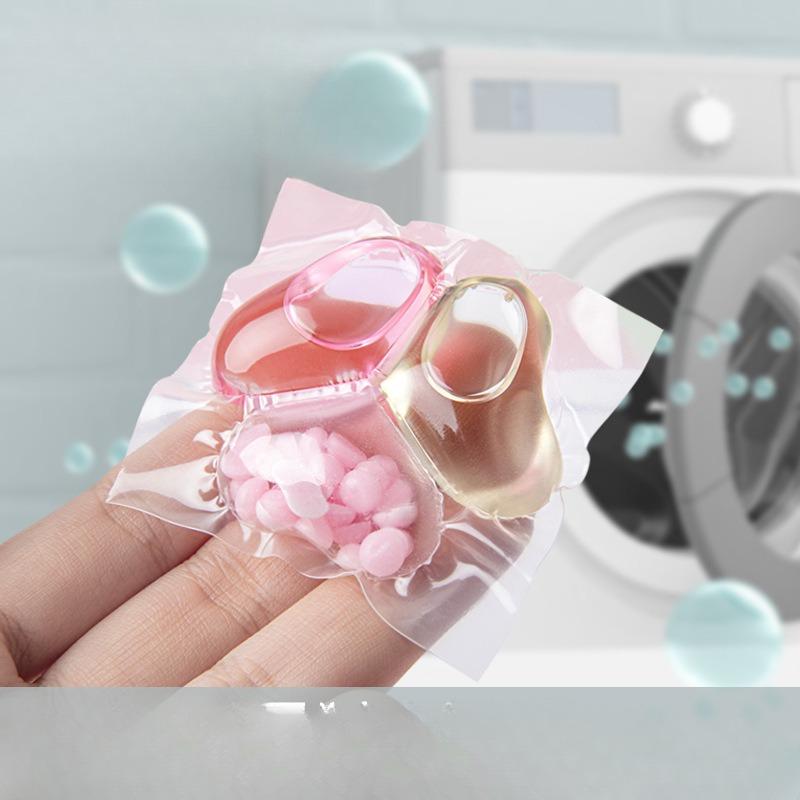 Три в одной коробке с гранулами геля для стирки, стойкие ароматизированные гранулы, мягкое и удаляющее клещей моющее средство для стирки с множественными эффектами