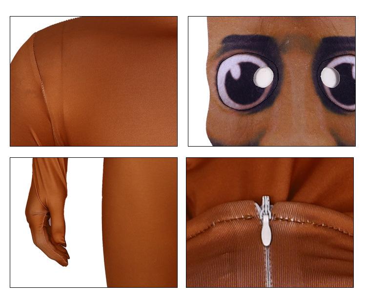 Shan Hai Jing Wooden Stick Man Halloween Cosplay Costume