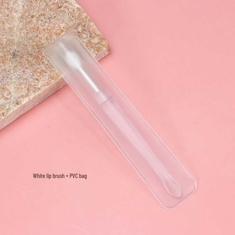 Портативная силиконовая кисть для губ с крышкой для блеска, глазури, маски и многого другого