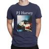 Men's T-Shirts PJ Harvey Poster Humorous Pure Cotton Tee Shirt Short Sleeve PJ Harvey T Shirts Round Collar Tops Summer