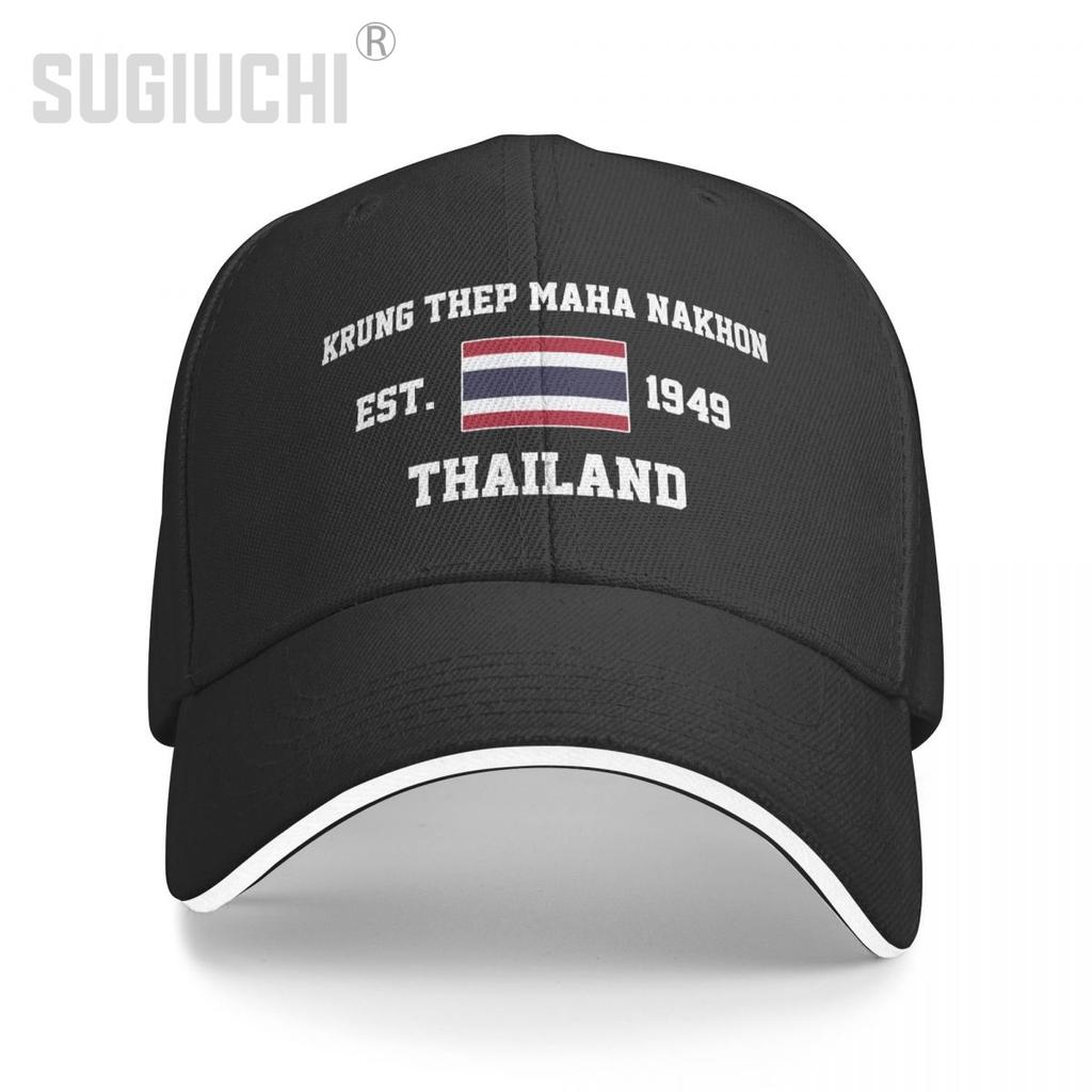 Бейсболка Таиланд EST.1949 Krung Thep Maha Nakhon Capital Unisex WoUnisex Unisex Хип-хоп Сэндвич-кепки Snapback Кепка для гольфа Рыбалка