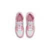 Кроссовки Air Jordan 1 Mid GS День Святого Валентина 2023 Детские Розовый Коралловый-Песочный Пустынный-Ягодный DQ8423-616
