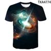 New Astronaut Space Milky Way Universe Planet 3D Printed T Shirt Summer Boys Girls Children Short Sleeve T-Shirt Kids Streetwear