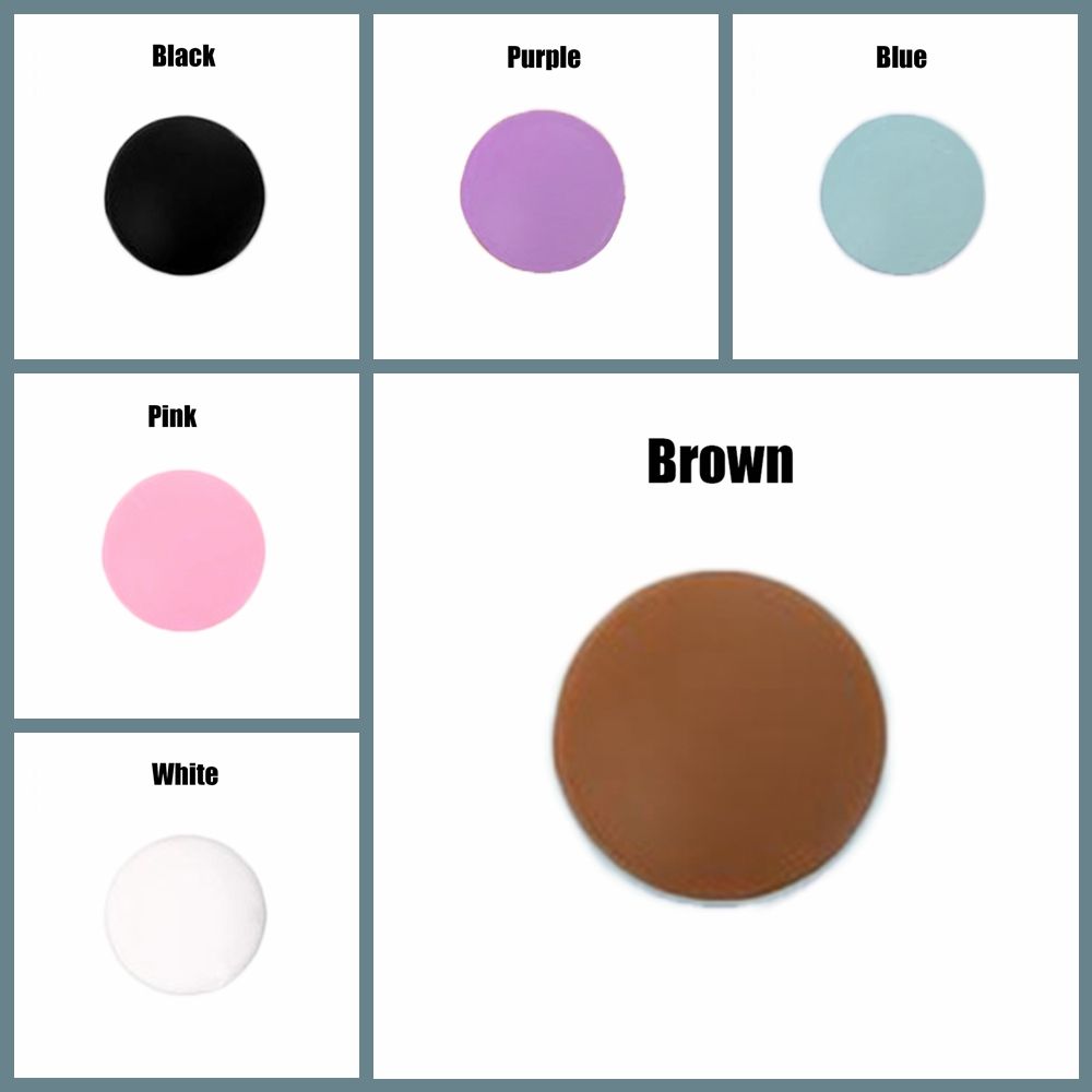 Silicone Crash Pad Anti-slip Sticker Bumper Wall Protector Door Handle Stopper Self Adhesive