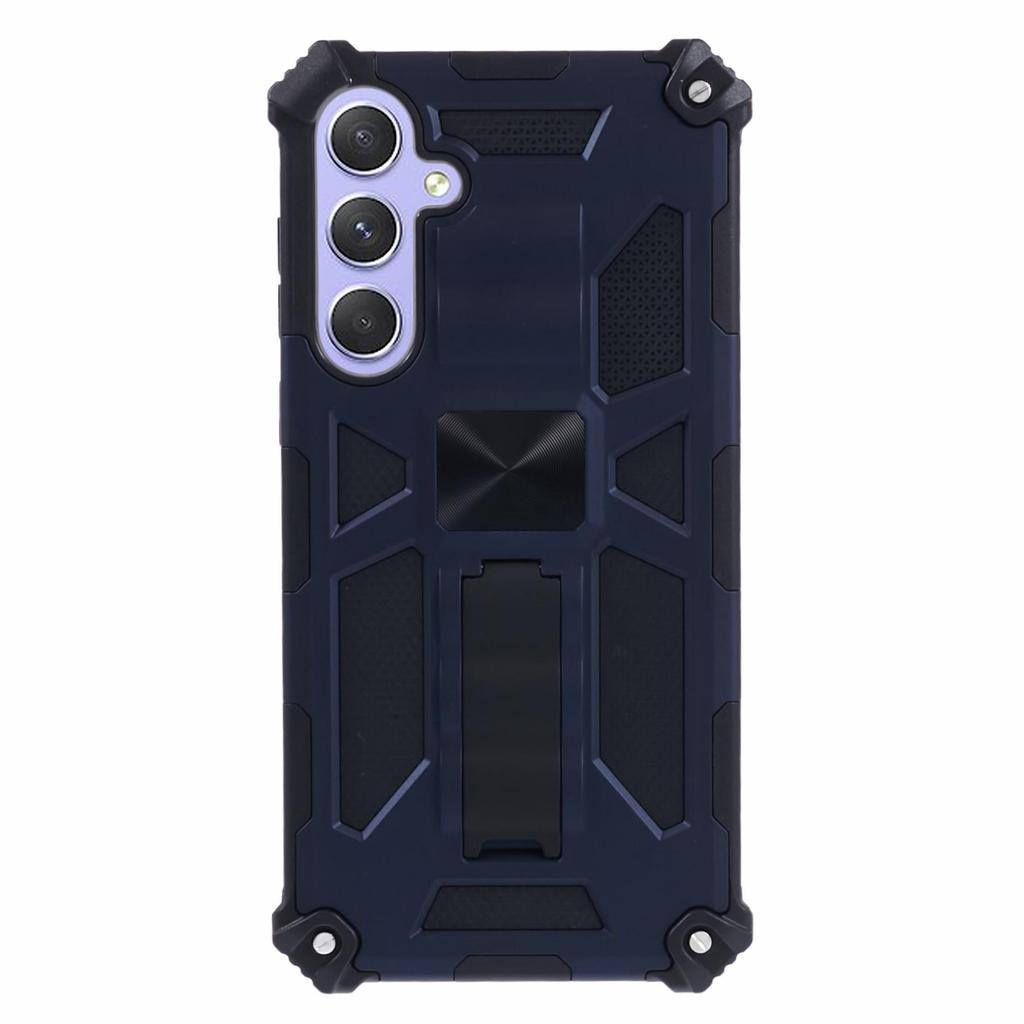 For Samsung Galaxy A55 5G Phone Case Military Grade Armor Phone Cover with Kickstand