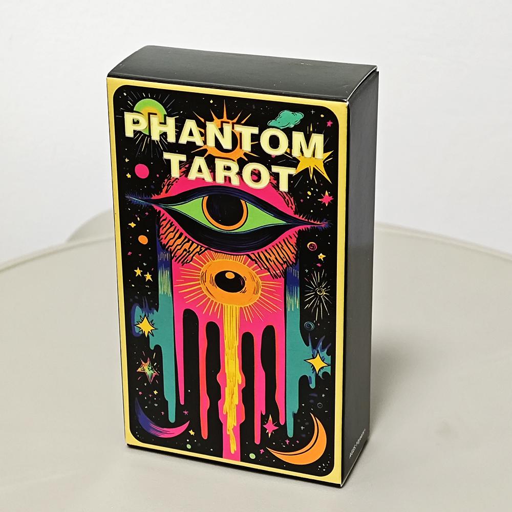 Phantom Tarot Deck 78 Colorful Tarot Cards Based On Rider Waite System 10.3*6cm