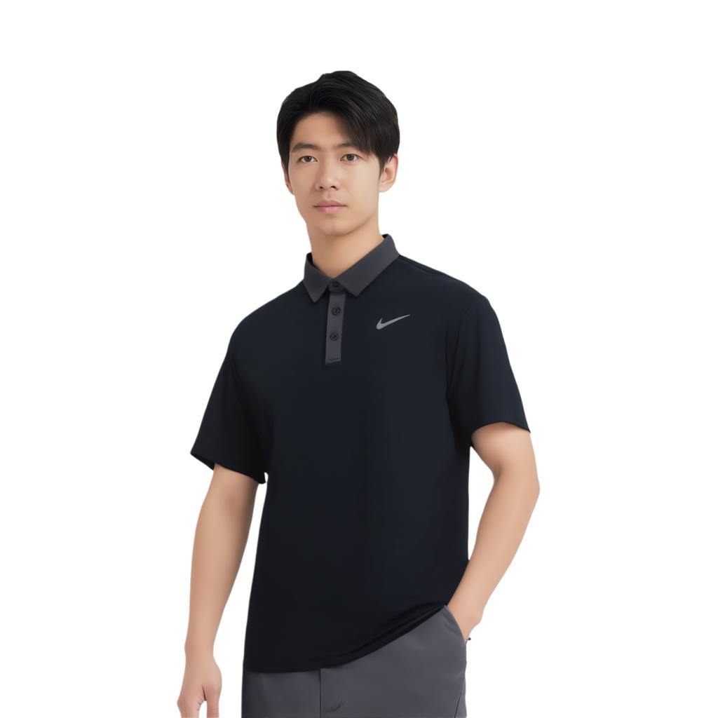 Nike Ss25 Df Tour Контрастный Удобный Модный Простой Поло с коротким рукавом Мужские топы FZ7502-010