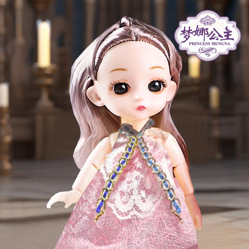 Супер милая 13-суставная кукла-трансформер в костюме принцессы 17 см Bobby Girl игрушка в подарок