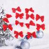 2023 Holiday Tree Ornament Set: 12 Festive Bows for Gifts and Decor