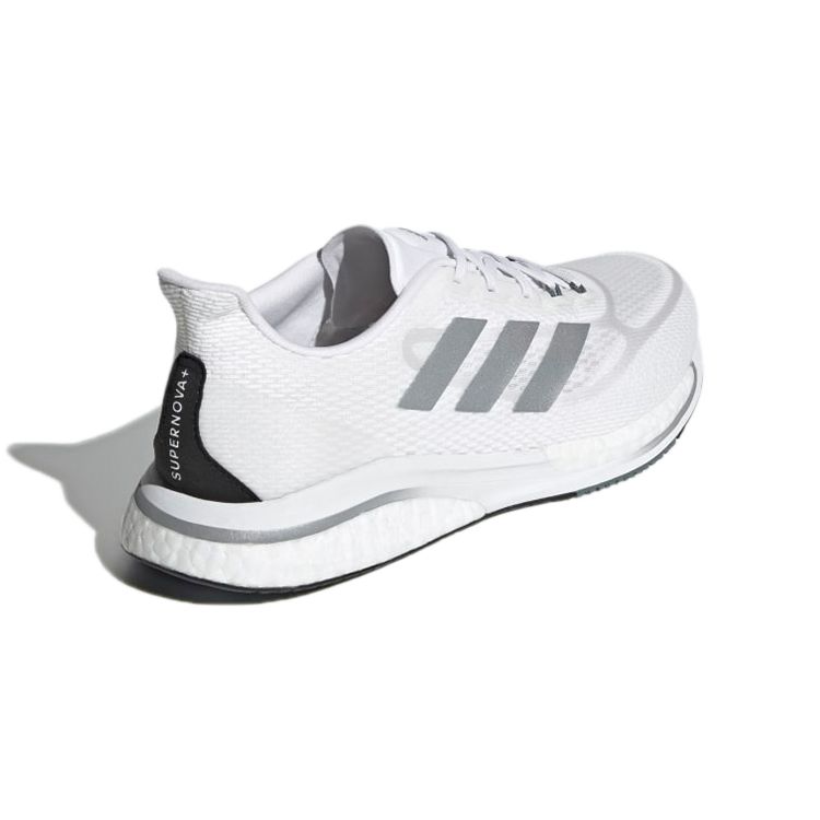 Adidas Supernova+ White Silver Metallic Men Sneakers Cloud-White Core-Black FX6659