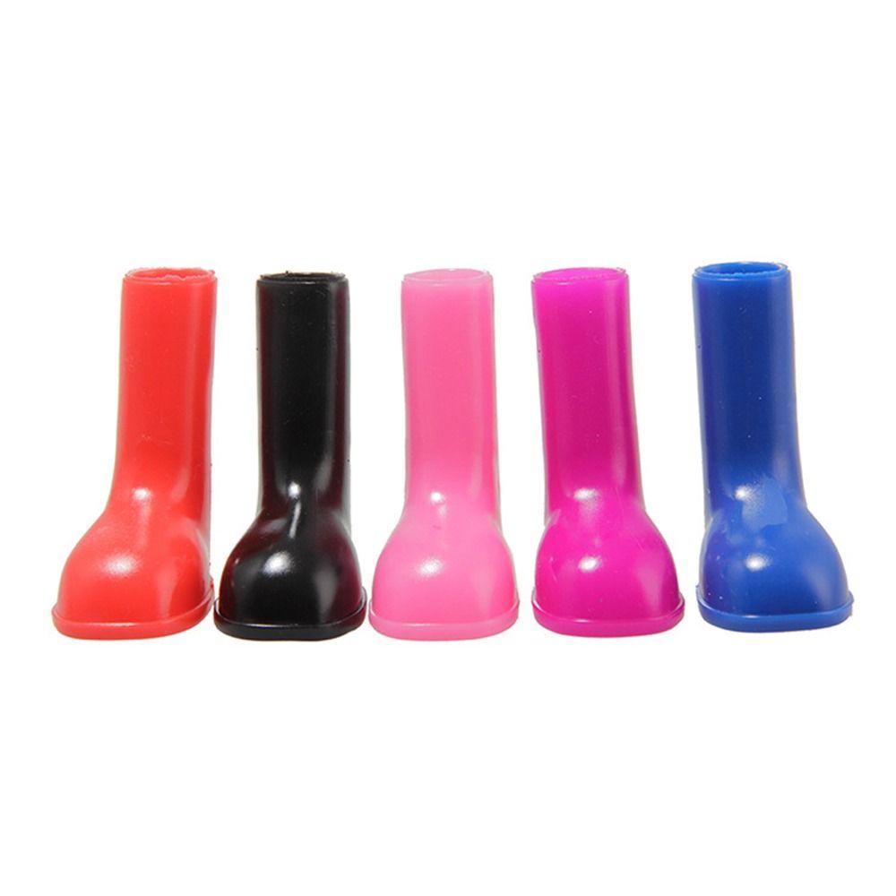 4 шт. Нескользящие дождевые ботинки для собак, водонепроницаемая защита лап питомца, удобные чехлы для ног, для улицы