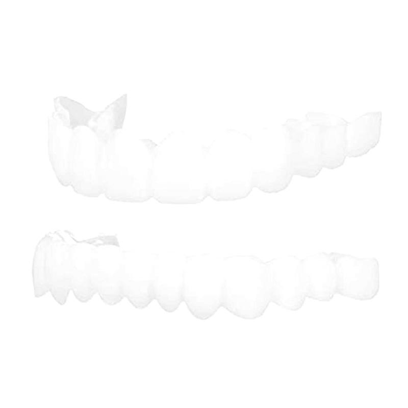 Продукт для замены временных зубов Виниры Зубные протезы Шпон защелкивающиеся зубы Поддельные зубы Набор для замены временных зубов