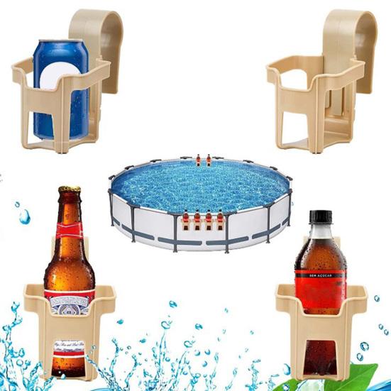 Swimming Pool Rack Clip Design Simple Operation Multi-functional Above Ground Pools Storage Rack Supplies