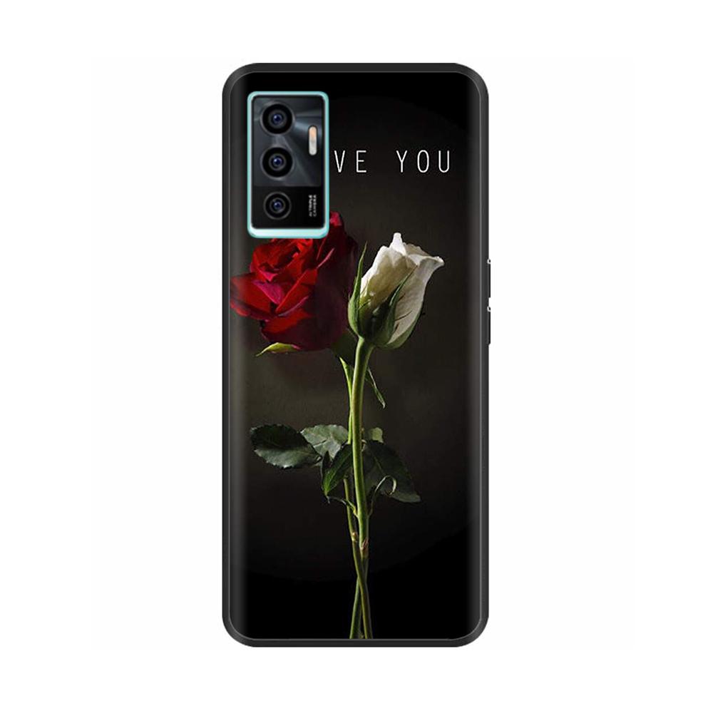 Чехол для vivo V23e Мягкий силиконовый чехол Задняя крышка для vivo V23e 5G Силиконовый чехол для телефона V2126 v 23e vivoV23e Бампер Coque Fundas