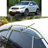 Для INFINITI QX50 2010 2011 2012 2013 Стайлинг-наклейка на кузов автомобиля Пластиковые дефлекторы окон (ветровики) Защита от дождя/солнца Детали вентиляции