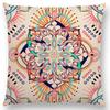 New Boho Art Flower Gorgeous Floral Diamond Doodle Botanical Nature Moroccan Pattern Retro Car Cushion Cover Sofa Pillow Case