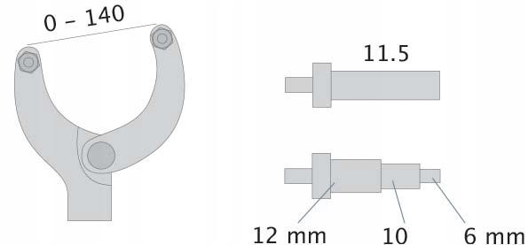 TIMING PULLEY WRENCH WITH ADJUSTMENT 0-140mm