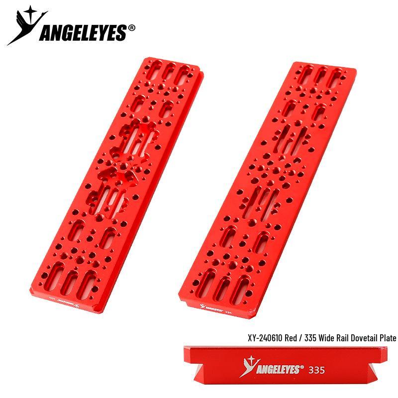 Xingyuan 335mm Equatorial Mount Wide Rail Telescope Dovetail Plate - Black/Red