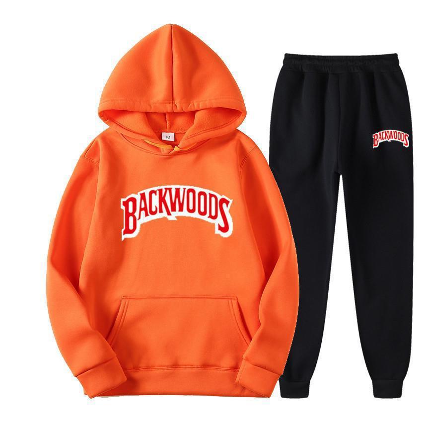 Мужской спортивный комплект с худи на флисовой подкладке Backwoods