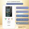 2026 New Model 5-in-1 Plug-In Gas Smoke Co Carbon Monoxide Alarm with Temperature and Humidity Detection for Home Use