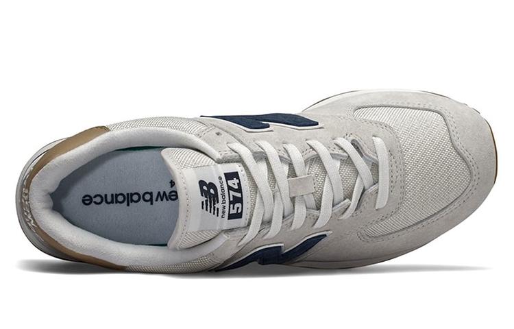 New Balance 574 Тканевая амортизация Устойчивые к истиранию Дышащие Поддержка Низкие Повседневные Городские Для поездок на работу Беговые кроссовки ML574LGI