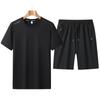 Men's 2026 Summer Sports Two-Piece Set: Round Neck Short Sleeve Top & Casual Shorts