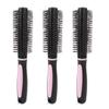 3pcs Round Hair Brush Slipless Curling Roll Comb Hair Styling Brush Home Use for Blow Drying Styling