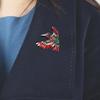 Animal Fashion Enamel Forward Brooch Ergonomic Pin Closure Design Stylish Accessory For Casual And Formal Outfits
