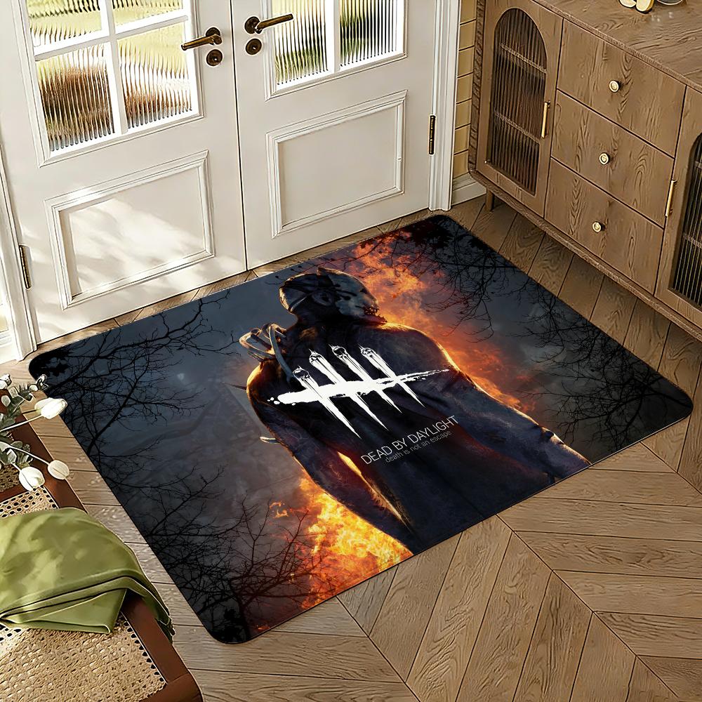 Game D-Dead By Daylight Floor Mat Soft Thickened Absorbent Non-Slip Bedroom Living Room Door Mat Home Decor Flannel Rugs