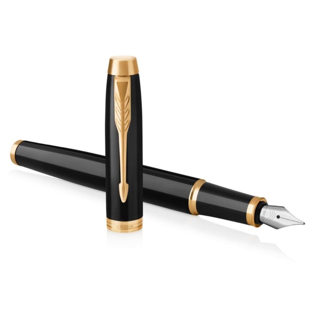 Parker Fountain Pen F Fine Point IM Core Line Black GT 1975594 Regular Import 153mmx10mm Dual-use Approx.
