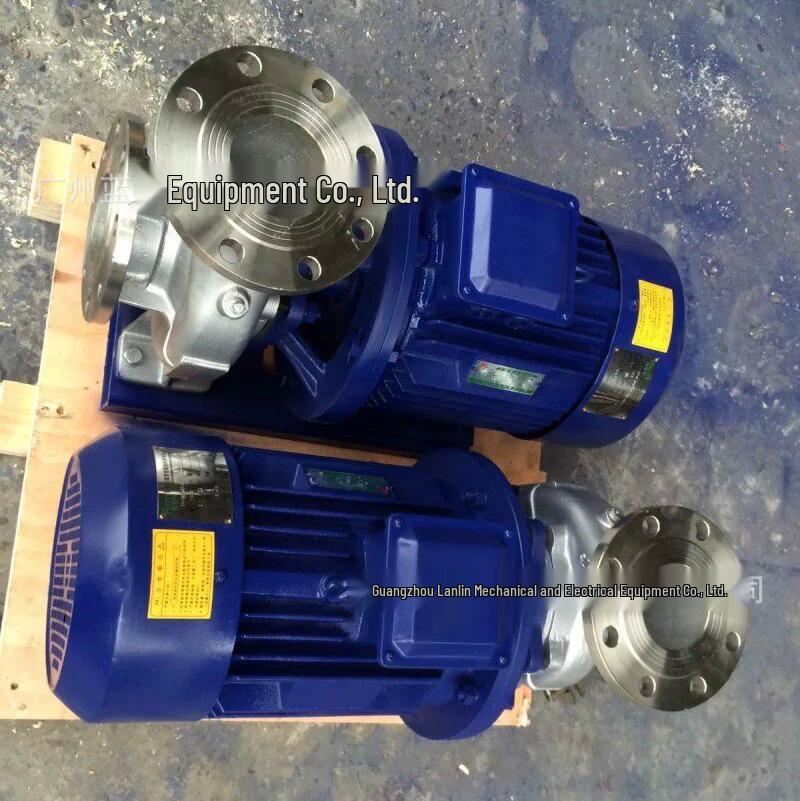 IHW Type 304 Stainless Steel Horizontal Centrifugal Pipeline Pump ISWH80-315 for Air Conditioning Circulation