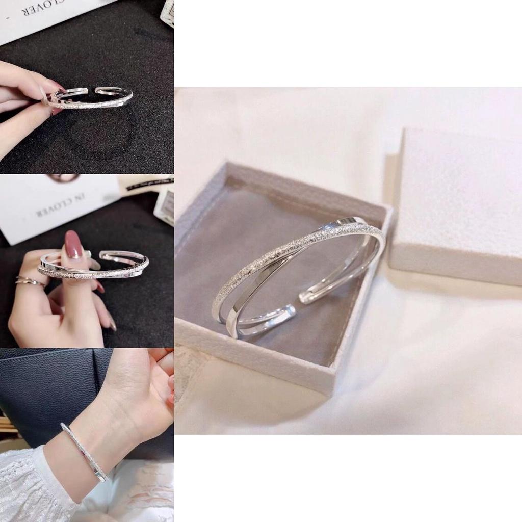 Матовый крест-браслет 2023 для женщин, регулируемый, минималистичный дизайн, подарок для девушки