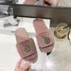 Модные мохнатые хлопковые тапочки женские осенне-зимние новые теплые домашние тапочки с яркими бриллиантами модная верхняя одежда женская легкая обувь