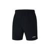 Badminton Series Solid Color Elastic Waistband Shorts Men Bottoms Black AAPS047-1