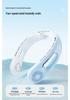 New USB Rechargeable Portable Neck Fan - Hands-Free Mini Fan for Outdoor Activities
