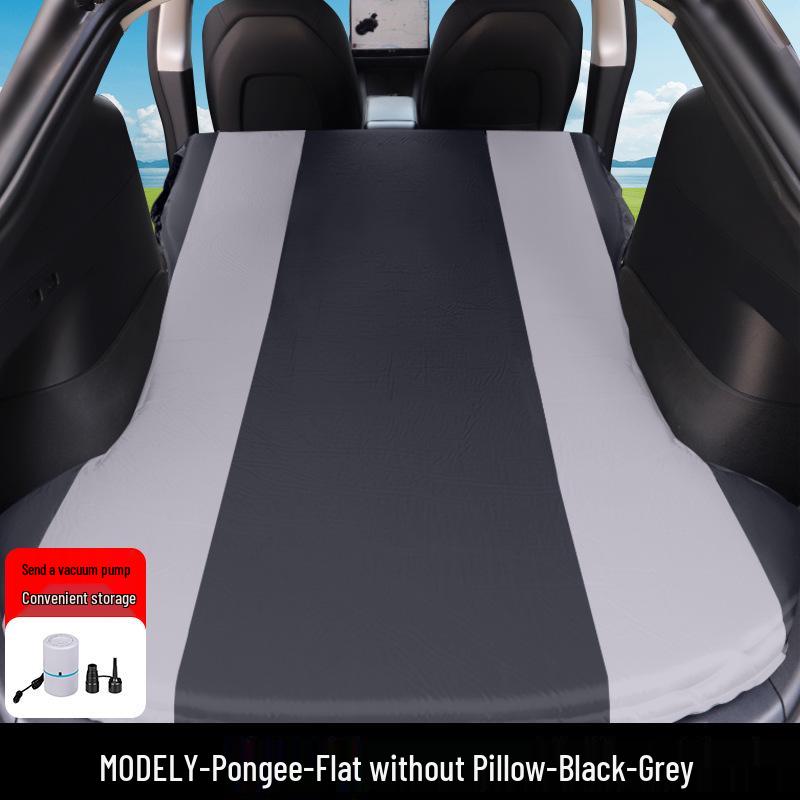 Inflatable-Free Car Mattress for Tesla Model Y/3: Rear Trunk Travel Bed for Camping