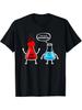 Funny Chemistry Nerd Graphic Tee for Men Casual Black Polyester with Black Hole Overreacting Design Crew Neck Unique TShirt