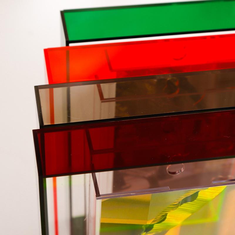 Home Decor Acrylic Square Photo Frame Box Photo Frame Box Transparent Bedroom Office